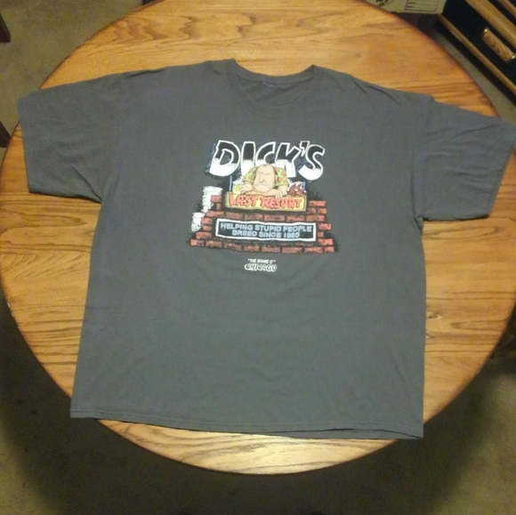 DICK's π₯ Last Resort πΊ Vintage Shirt 2XL XXL Chicago Bar Dive Bar Tee 90s - Picture 2 of 9